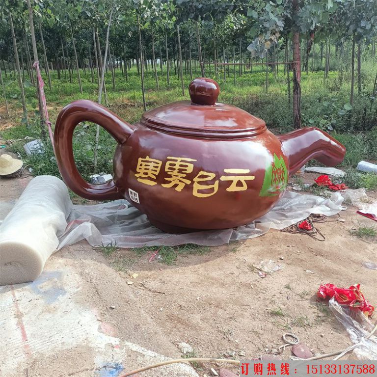 玻璃鋼材質(zhì)天壺案例 流水壺圖片 (7)